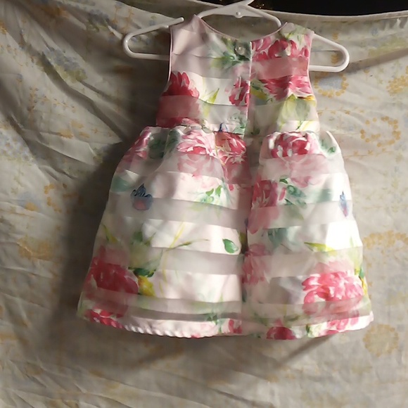 Flower dress very beautiful size 12 months - Picture 3 of 3